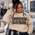 Nurse Statement Appliqué Sweatshirt